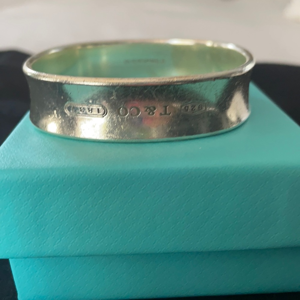 Authentic Tiffany Square Bangle Bracelet - image 1